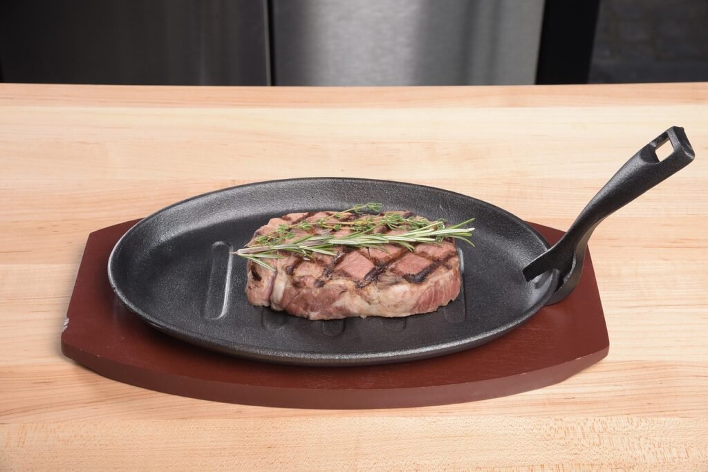 best cast iron skillets with steak and rosemary
